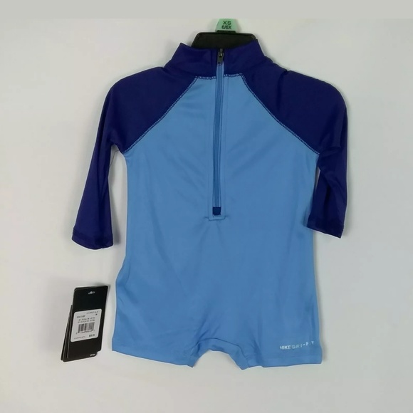 Hurley Swim Hurley Infant Baby One Piece Swimsuit Rashguard Up